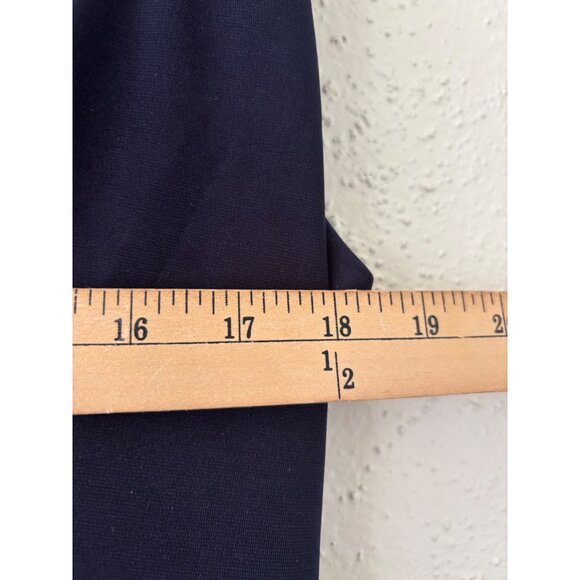 Alexia Admor Womens XL Short Sleeve Navy Katrina Military Sheath Midi Dress - Picture 10 of 12